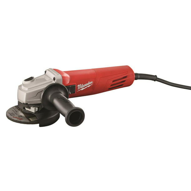 Milwaukee Small Angle Grinder Corded Paddle Lock On Power Tool 11 Amp 4-1/2 Inch